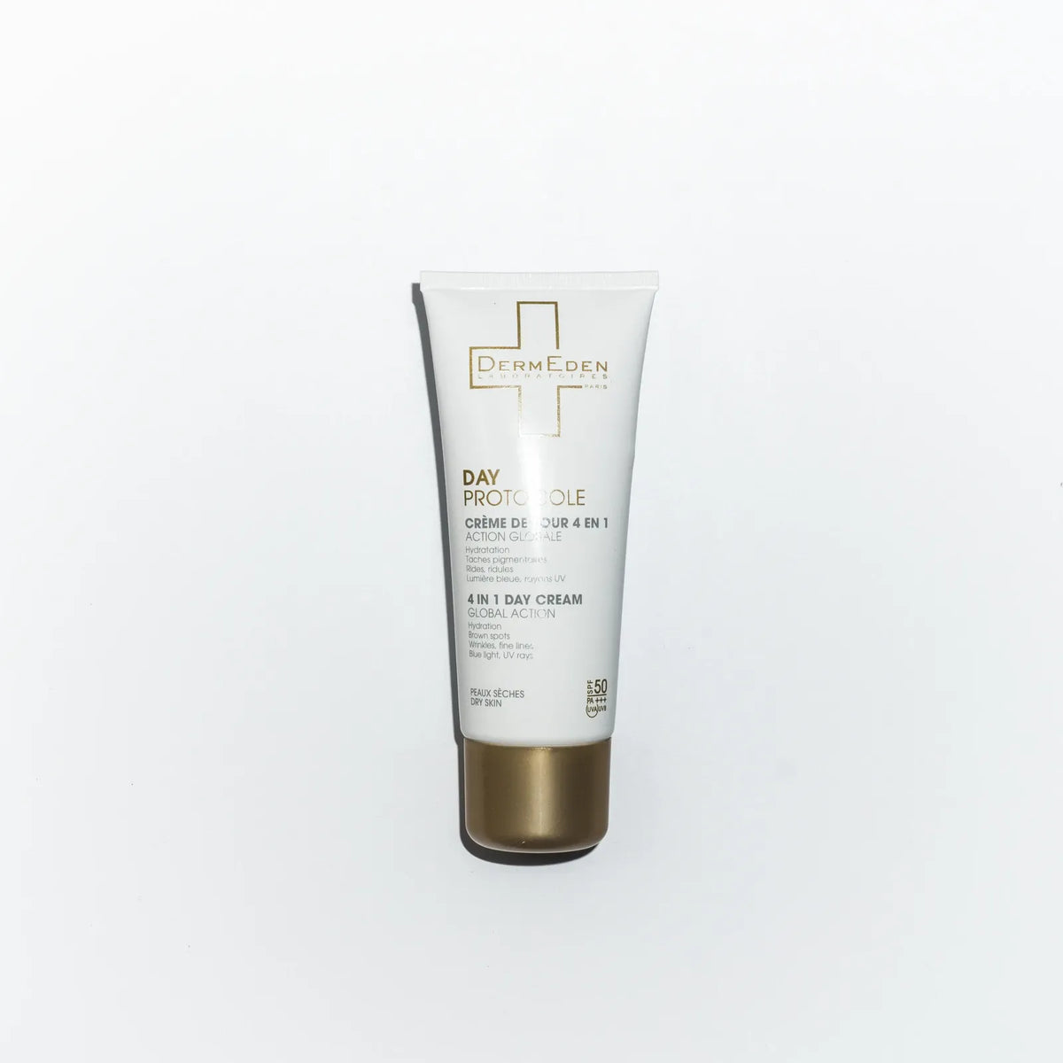 DermEden DAY PROTOCOLE Denný krém 4 v 1 Globálny účinok Suchá pleť SPF50